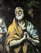 El Greco The Repentant Peter oil painting on canvas